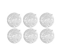 6pcs Baubles De Noël Scintillants 55 Mm Ornement À Étanches pour La Décoration Vacances en Couronne D'arbres Ornement Creux
