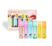 6pcs Baume à Lèvres aux Fruits, Masque à Lèvres Hydratant, Lip Smackers Kit pour les Lèvre Sèches et Craquelées