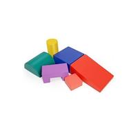 Costway 6pcs Blocs De Construction En Mousse Colorée Jouets Educatifs Pour Dvelopper Les Cpacités Mtrices Des Bébés,Fait En Pu+Epe
