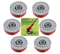 6Pcs Bobine de fil pour Flymo FLY021 Coupe Bordure débroussailleuse Contour 500 XT Power Trim 500 XT Mini Trim Contour XT