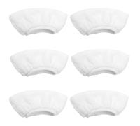 6pcs Bonnettes Microfibre Lingettes, Bonnettes Microfibre Pour Karcher Easyfix Sc1 Sc2 Sc3 Sc4 Sc5, Chiffons Microfibre Housses De Rechange, Compatible Avec La Plupart Des Nettoyeur à Vapeur
