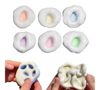 6pcs Boule de Stress À Billes sous Vide Sand Glutinous Balle, Jouets Anti Stress Modelables, Balles Sable Gluant Antis S-tress Jouets Sensoriels, pour Formation sur Le Soulagement De L'Anxiété