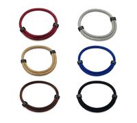 6pcs Bracelet paracorde fait de corde à voile en nylon, bracelet corde | Bande de marin surfeur réglable | Pour les loisirs, le sport et la vie quotidienne