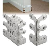 6Pcs Brass Skirting Corner Beads Wood Box(Color 1)