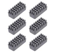 6pcs Brosse de Nettoyage en Silicone pour Imprimante 3D, Résistantes à la Chaleur Brosse Nettoyage Compatibles avec Bambu Lab P1P/P1S/X1/X1C/X1E Imprimantes 3D