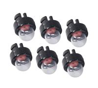 6PCS Bulbs Echo Chainsaw Carburateur Oil Bubble Bulb pour 2 Temps Petit Moteur Scie Électrique Carburateur Ampoule Remplacement pour P136 PP136E PP330