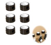 6pcs Cable Management Magnétique Clips,Organisateur du Cable pour Table de Nuit(Noir) pour Câbles D'alimentation,Bureau, Voiture, Table de Nuit