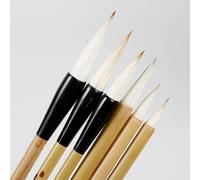 6pcs Calligraphie Pinceaux Stylos Chinois Japonais Pinceaux Ensemble Encre Peinture Écriture Art Dessin Pro Paint Brushes Set