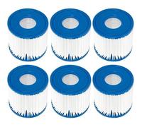 6pcs Cartouches de filtre pour piscine - Type D Lavable et durable - Piscines hors sol et spas
