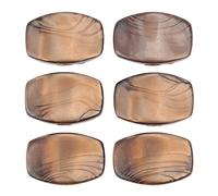 6Pcs chevilles d'accordage de guitare avec 6 vis et 12Pcs joints, boutons de réglage plastique ensemble de boutons pour poignée de corde de guitare électrique folk classique marron