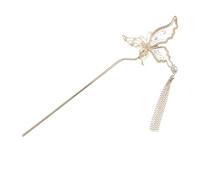 6pcs chinesische Haarstäbchen Vintage Haar Essstäbchen Tassel Haarstifte Hanfu Haar Zubehör für Frau Mädchen Haardekoration (Y)