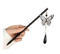 6pcs chinesische Haarstäbchen Vintage Haar Essstäbchen Tassel Haarstifte Hanfu Haar Zubehör für Frau Mädchen Haardekoration (U)