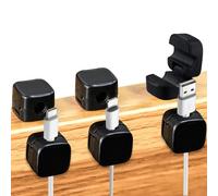 6pcs Clips de Gestion de Câbles Magnétiques, Autocollant Organisateur de Cordon Clips Câbles Auto-Adhésif Support de Organisateur de Gestion de Clips de Câbles pour Maison Mur Cuisine Bureau