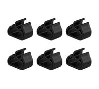 6pcs Clips de Serrage pour Peugeot 3008, 5008, Citroën C5, DS7, Glace Avant Clips de Serrage Colliers de Fixation Attache Balai Accessoire Tuyau Lave Glace Entretien Maintenance (Noir)