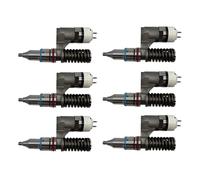6PCS Common Rail Fuel Injector 137-2500 0R-8773 Compatible For Caterpillar CAT C12 Engine