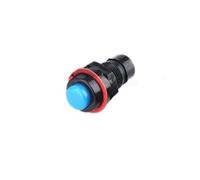 6Pcs DS-211 2Pin Blue Push Button Switch 10mm Self Locking Miniature 1A 125V 3A 250V