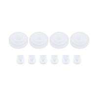 6PCS Duckbill Valves and 4PCS Membranes Washable Anti-Backflow Breast Pump Replacement Parts, Compatible with M5 and Other for Nursing Mothers