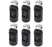 6pcs E14 Bougie Ampoule Titulaire Base de Lampe en Plastique Support de Douille de Lampe pour Fabrication de Lampes Lustre PZCC