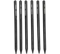 6PCS -Ensemble de crayons de charbon de bois faciles à encrer pour éviter de dessiner des cassures pour esquisser des ombres