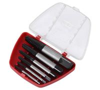 6Pcs Extracteur de vis cassées Gcr15 Outil en acier Boulon endommagé Vis Goujon Extracteur de foret Retrait