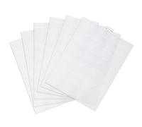6pcs Feuilles de Toile en Maille Plastique, 14 CT Canevas pour Broderie Point de Croix et Projets de Crochet (28x21cm)