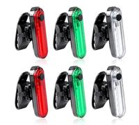 6PCS Feux De Navigation Bateau, Feux LED 4 Modes Clignotants, Lumière Pope, Rechargeable, Pour Bateau, Yacht, Kayak