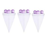 6Pcs Floating Hair Filtering Mesh Removal Washing Machine Filter Bag Reusable Net Pouch Lint Catcher for Laundry Pour Machine(Purple)