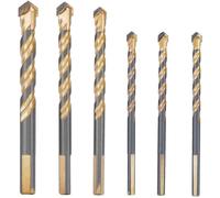 6Pcs Foret Carrelage Verre 3x6mm,8mm10mm12mm Meche Carrelage Ceramique Forets Faience Porcelaine Forage Fraise