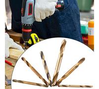 6pcs Forets Hélicoïdaux Acier HSS Double Tête Métal | Acier HSS , double tête pour efficace, pour idéal métal et pour bois, 6 assorties, usage établi recommandé