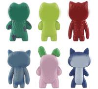 6PCS Fu-gler Figurine Décorations,Monsters Cake Topper Jouets De Fête d'Anniversaire Toppers Ensemble De Gâteau Mini Figurine Topper Deco Gateau Fu-gler Pour Enfants