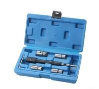 6Pcs Fuel Injector Seat Reamer Kit Alloy Steel