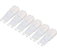 6Pcs G9 LED Light Bulbs Dimmable 3W Energy Saving 360 Degree Light Bulb for Ceiling Lamps and Suspension Lamps Warm White 220-240V (Ampoules LED G9 Dimmable 3W Energy Saving 360 Degree Light Bulb for