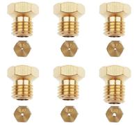 6Pcs Gicleur gaz Butane Universels, [1x0,5, 2x0,7, 2x0,87, 1x1,02]Jeu de Conversion pour GPL, Injecteur de Gaz Gicleur Bouteille
