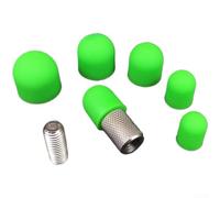 6pcs Green Dent Repair Hook Heads Metal Tip