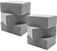 6Pcs Grill Nettoyage Pierre, Réutilisable Blocs Briques de Nettoyage, Griller Pierre Nettoyant Ponce pour Nettoyer Barbecue Grills/Griddles/Four Carreaux