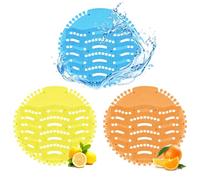 6PCS Grilles Parfumées pour Urinoirs, Protection Anti-éclaboussures et Anti-odeurs, Écran Universel pour Urinoirs dans Toilettes Publiques, Bureaux et Lieux Communs, Senteur Durable
