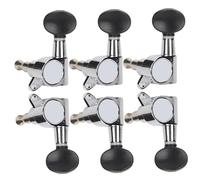 6PCS Guitar Tuner Pegs, 2R2L Closed Ukulele Tuning Pegs, Metal Ukulele Tuner Compatible with 4 String GuitarGuitar
