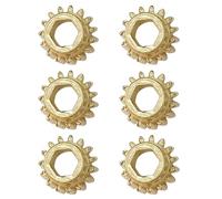 6PCS Guitare Classical Guitar Engrenages En Fer Gear Machine Heads Le Réglage Des Chaînes Et L'ensemble De Tons Réglage Guitare Remplacement L'arbre