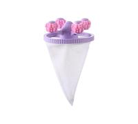 6pcs Household Washing Machine Filter Floating Hair Filtering Mesh Removal Laundry Catcher Debris Bag Wash Ball Pour Machine(Purple)