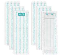 6PCS Housses de Rechange pour Balai Leifheit Profi XL Micro Duo/Cotton Plus
