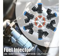 6pcs Injecteur Carburant Essence 0280158091 Remplacement Buse pour Ford pour Lincoln pour Mazda