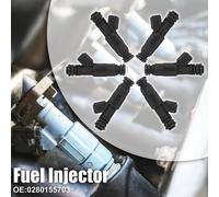 6pcs Injecteurs Carburant 0280155703 Remplacement Buse pour Jeep Cherokee Wrangler 4.0L 1987-1998