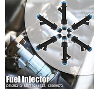 6pcs Injecteurs Carburant Essence 25313185 Remplacement Buse pour Buick Rainer pour GMC Envoy