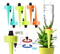 6PCS Irrigation Goutte à Goutte Kit,Système d'Irrigation Distributeur Arrosager Plantes,Kits D'arrosage Automatiques Goutte ã Goutte,Arrosage Plantes Automatique Système
