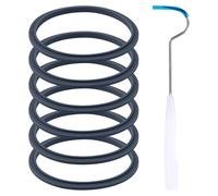 6pcs Joints de Rechange, Bague d'Étanchéité en Caoutchouc Pièces de Rechange pour Mixeur avec Crochet de Démontage Compatible avec Nutribullet Pro 900w