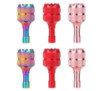 6pcs Joystick Drone, Mini Joystick Replacement de Drone Compatibles avec Les Accessoires de Contrôleur Intelligent DJI Mini 3 Pro DJI RC(Couleur Éblouissante Rose Rouge)