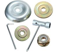 6pcs kit ecrou Tete debroussailleuse Universelle, pour débroussailleuse Thermique, Stihl, Echo, Ryobi Tete, Kit De Fixation D'écrou