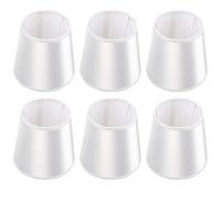 6pcs Léger mural simple lustre en tissu de tissu lampe à lampe pour la décoration du salon de la chambre à coucher