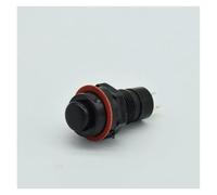 6pcs/lot 10mm Self Locking/Momentary Round Push Button Switch 6 colors available NWPNLXEA(6 black,Self-locking)