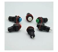 6pcs/lot 10mm Self Locking/Momentary Round Push Button Switch 6 colors available NWPNLXEA(Each color 1pc,Self-locking)